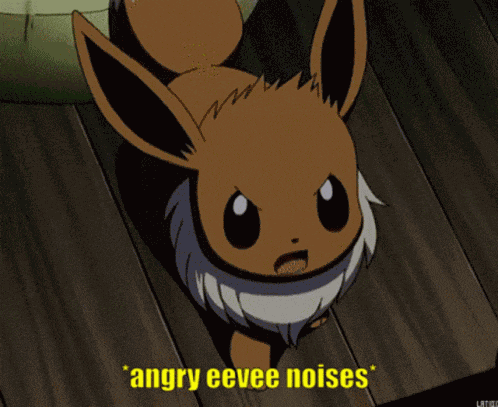Eevee Angry GIF