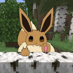Eevee Minecraft GIF