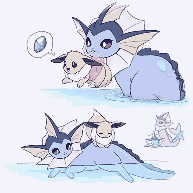 Eevee Vaporeon GIF