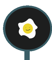 Egg Smile Sticker