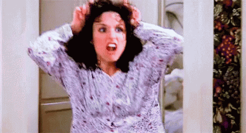 Elaine Crazy GIF