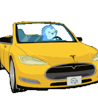 Electric Pengu Sticker