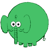 Elephant Elefante Sticker