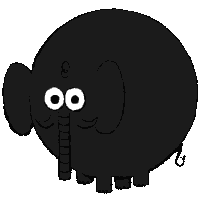 Elephant Elefante Sticker