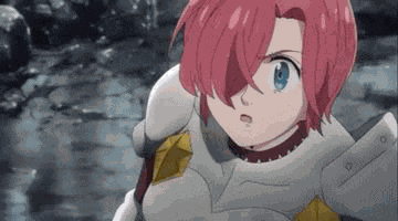 Elizabetta Stare Up Angrily But Shocked As Her Pupils Shakes Fastly GIF