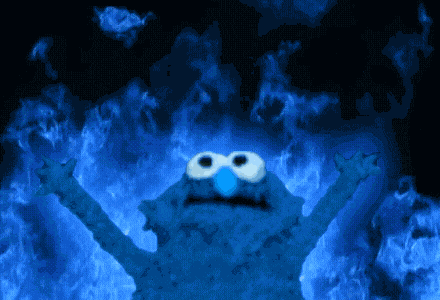 Elmo Blue GIF