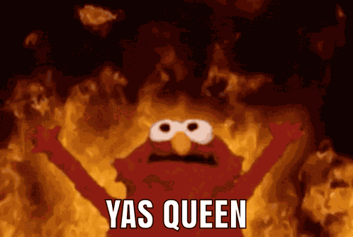 Elmo Elmo Fire GIF