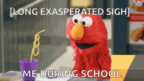 Elmo Sigh GIF