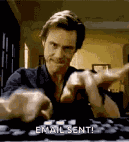 Email Sent - Angry GIF