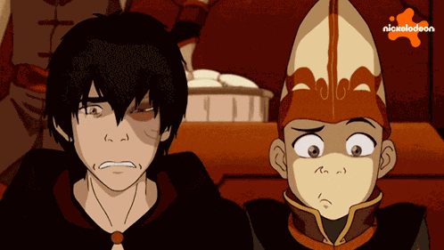 Embarrassed Aang GIF