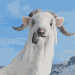 Embarrassed Paramaunt Plus Goat GIF