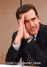 Embarrassed Steve Carell GIF