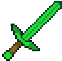 Emerald Sword Sword Sticker