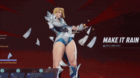 Emma Frost Make It Rain GIF