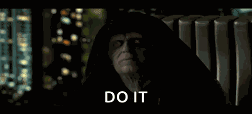 Emperor Palpatine Smile GIF