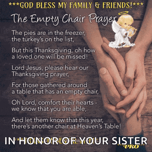 Empty Chair Prayer Thanksgiving GIF