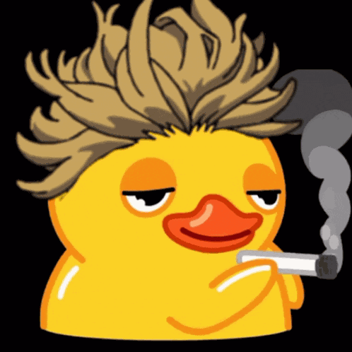 Enjin Smoking Duck Klassik GIF