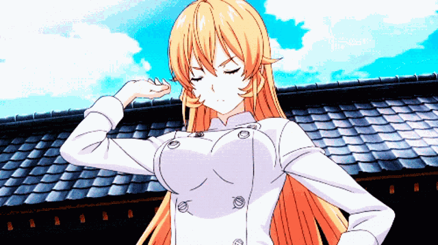 Erina Nakiri Shokugeki No Soma GIF