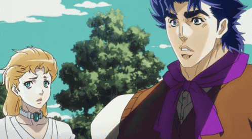 Erina Pendleton Jonathan Joestar GIF