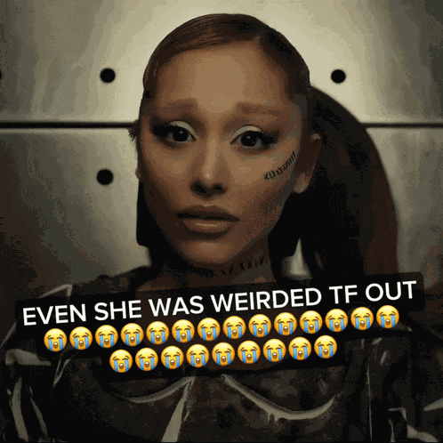 Even She Was Weirded Tf Out Weirded Out GIF