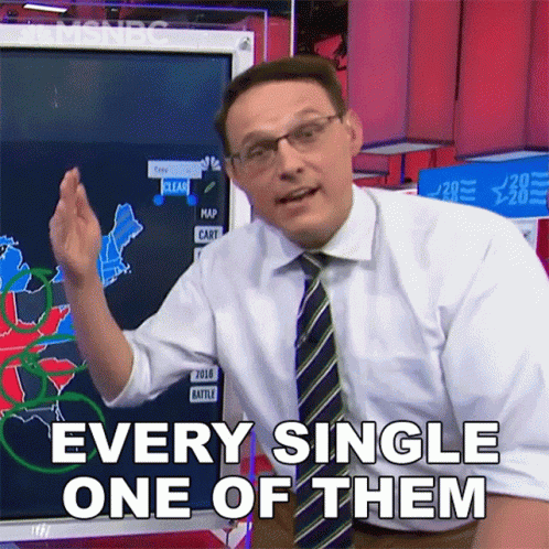 Every Single One Of Them Steve Kornacki GIF