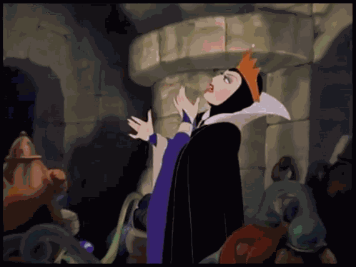 Evil Queen Tranformation GIF