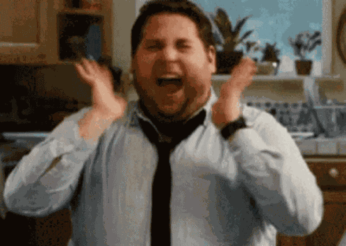 Excited Ah GIF