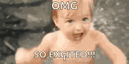 Excited Baby GIF