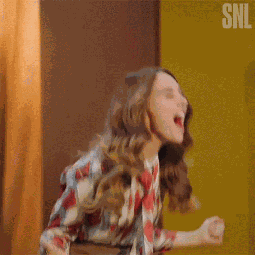 Excited Drew Barrymore GIF