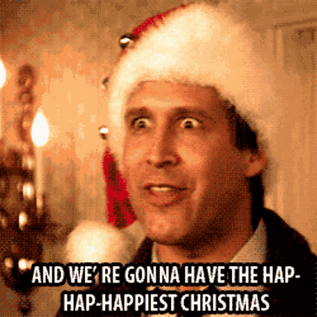 Excited Merry Christmas GIF
