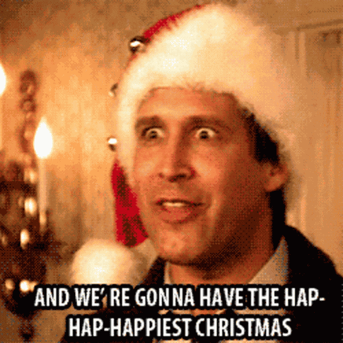 Excited Merry Christmas GIF