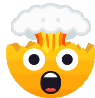 Exploding Head People Sticker