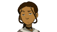 Eye Roll Katara Sticker
