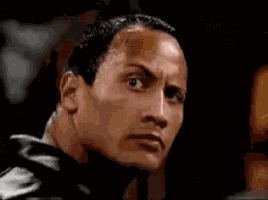 Eyebrows The Rock GIF