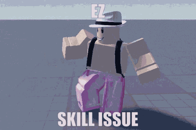 Ez Skill Issue Old Man GIF