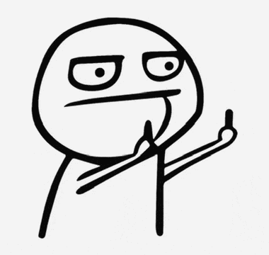 F U Middle Finger Meme
