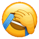 Facepalm Icant Sticker