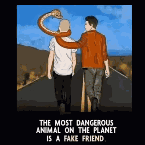 Fake Friend GIF