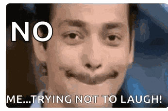 Fake Smile Trying Not To Laugh GIF