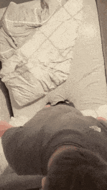 Falling Falling Into Bed GIF