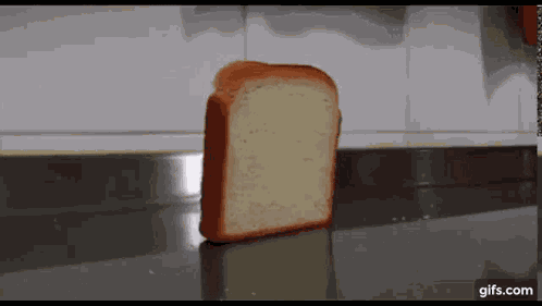 Falling Toast Live Toast Reaction GIF