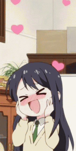 Fangirling Anime GIF
