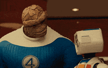 Fantastic Four First Steps The Thing GIF