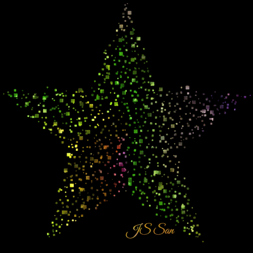 Fast Twinkling Colourful Star Gif Twinkling Star On Dark Background GIF