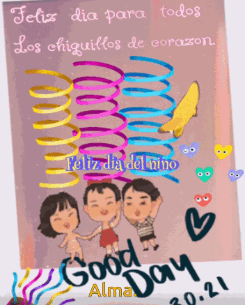 Feliz Dia Nino Alma GIF