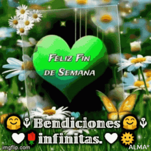Feliz Fin De Semana Bendiciones Infinitas GIF