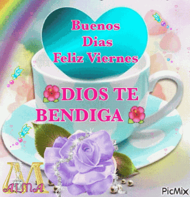 Feliz Viernes Bendiciones GIF