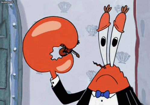 Fiddle Mr Krabs GIF