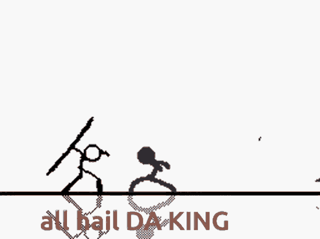 Fight Me All Hail Da King GIF