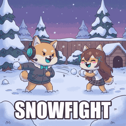 Fight Snow GIF